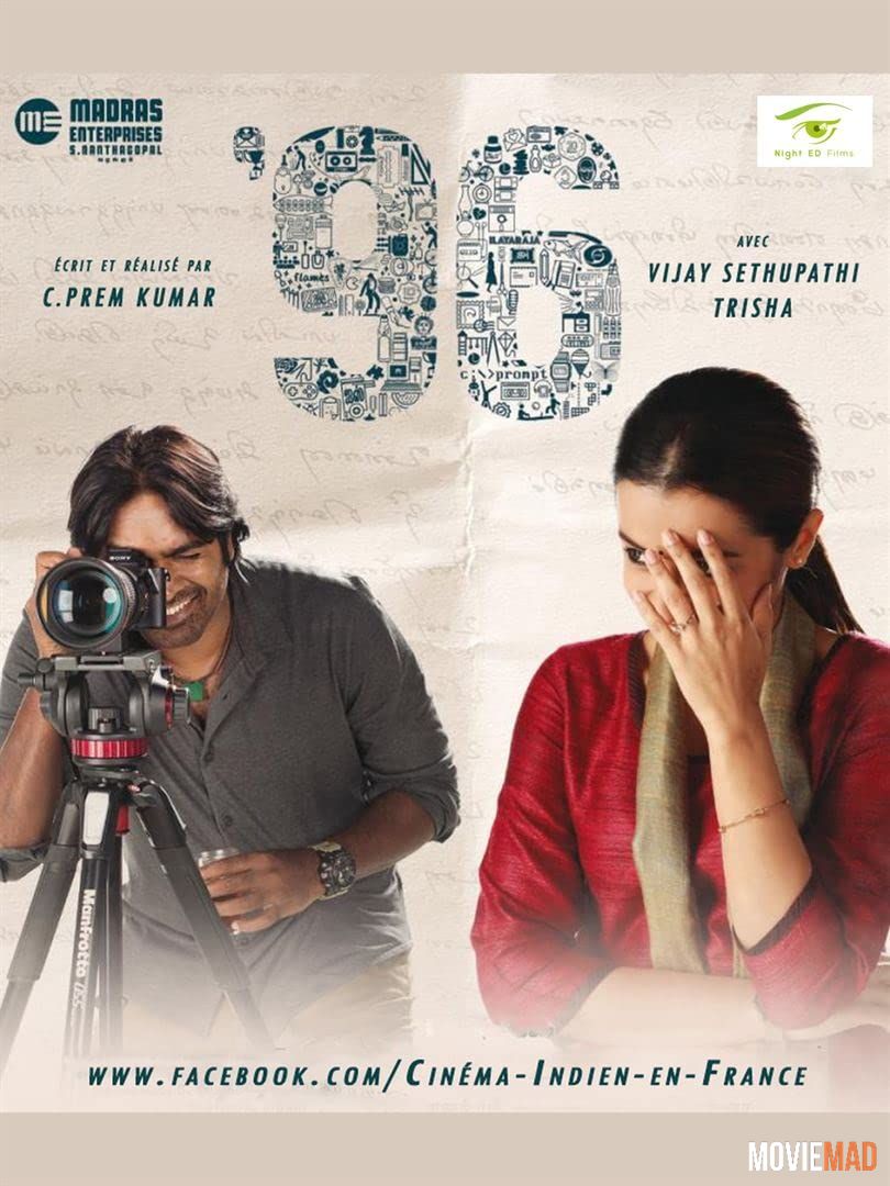 96 (2018) Hindi Dubbed 720p 480p HDRip [950mb] [450mb] Movie